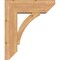 Ekena Millwork Thorton Slat Smooth Bracket w/ Offset Brace, Western Red Cedar, 7 1/2"W x 22"D x 26"H BKT0806X22X26THR06SWR - alternate 2